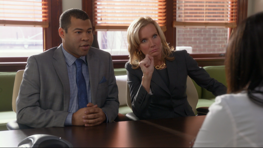 The Mindy Project - Jordan Peele and Beth Littleford