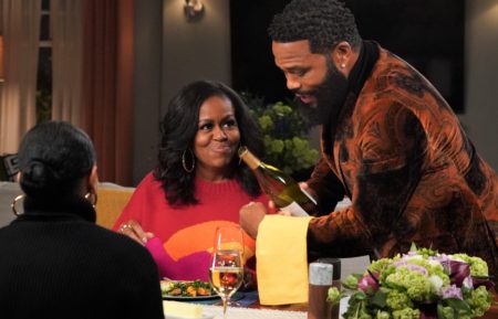 Black-ish - season 8 - Michelle Obama and Anthony Anderson