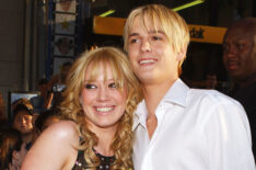 Hilary Duff and Aaron Carter