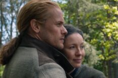 Sam Heughan and Caitriona Balfe in 'Outlander' Season 7