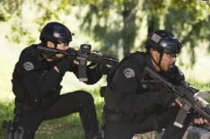 David Lim as Victor Tan and Shemar Moore as Daniel 'Hondo' Harrelson — 'S.W.A.T.' Season 7 Episode 7