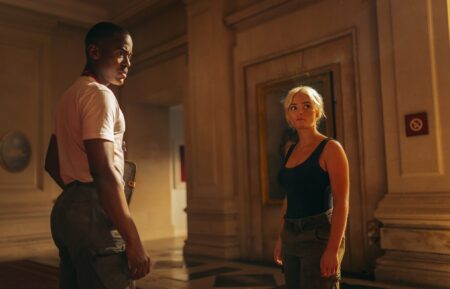 Ncuti Gatwa as the Doctor and Millie Gibson as Ruby in the 'Doctor Who' Season 1 Finale