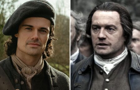 Jamie Roy and Andrew Whipp as Brian Fraser in 'Blood of My Blood' and 'Outlander'