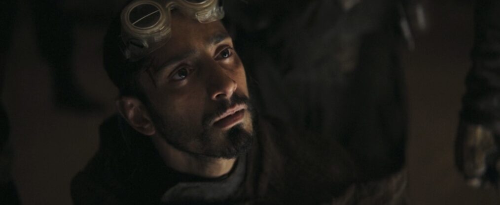 Riz Ahmed as Bodhi Rook in Rogue One