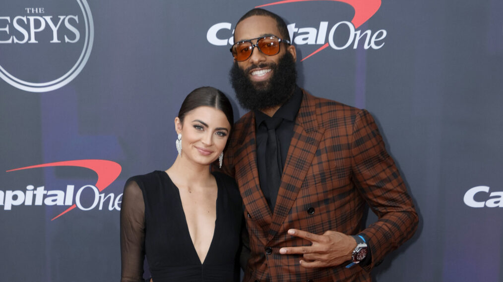 Rachael Kirkconnell and Matt James attend the 2021 ESPY Awards