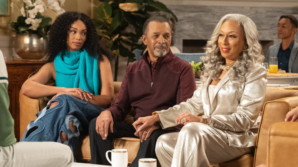 RhonniRose Mantilla as Chelsea Hamilton, Clifton Davis as Vernon Dupree, and Tamara Tunie as Anita Dupree in 'Beyond the Gates' Episode 1