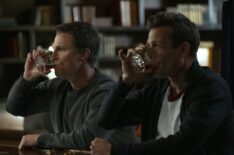 Stephen Amell as Ted Black, Gabriel Macht as Harvey Specter — 'Suits LA' Season 1 Episode 4 'Batman Returns'