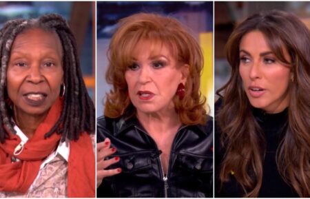 Whoopi Goldberg, Joy Behar, and Alyssa Farah Griffin on The View