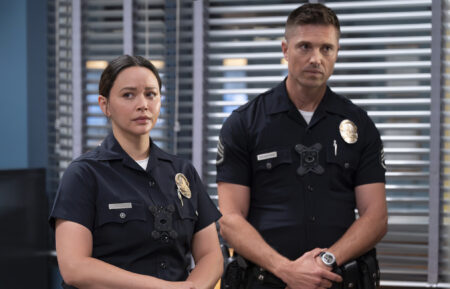 Melissa O'Neil as Lucy, Eric Winter as Tim — 'The Rookie' Season 7