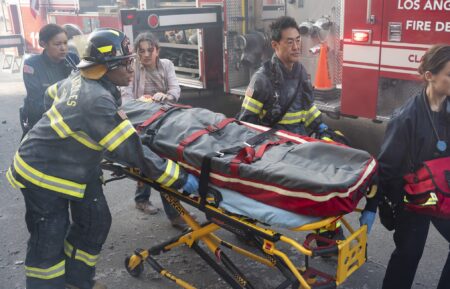 Aisha Hinds as Hen, Kenneth Choi as Chimney — '9-1-1' Season 8 Finale 